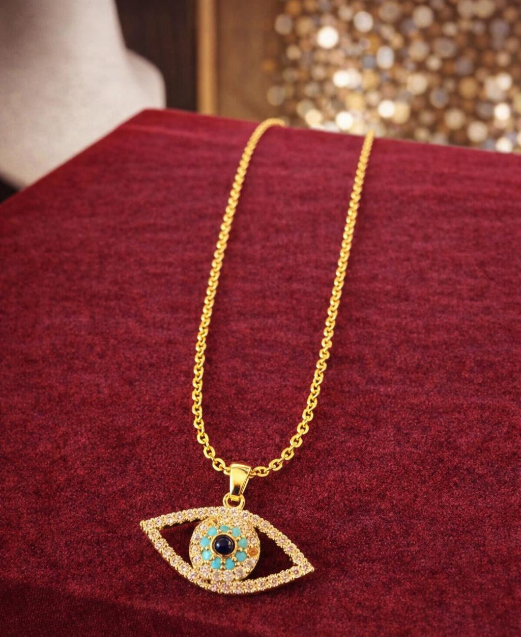 Women gold plated styles necklace