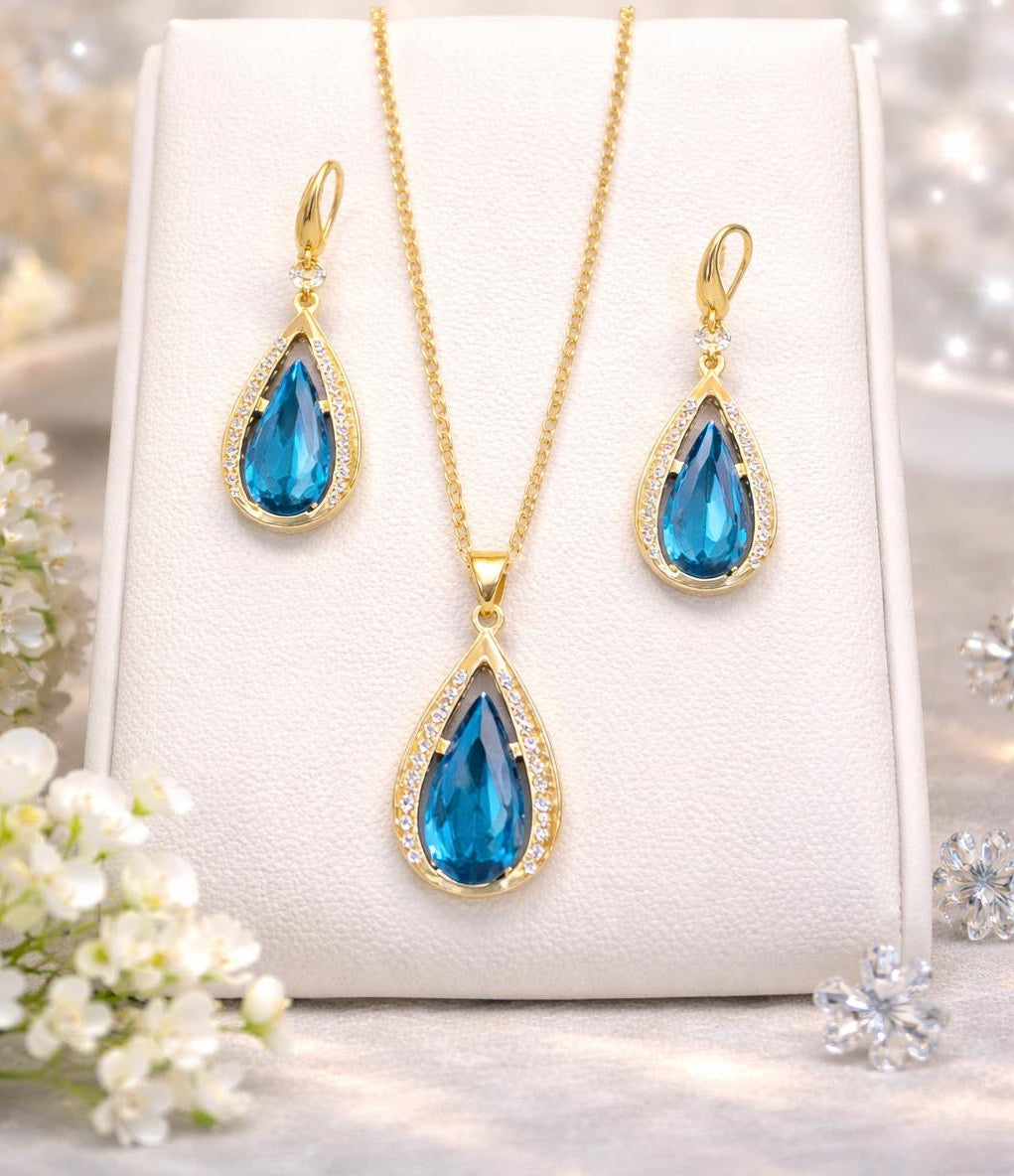 Necklace and earrings set
