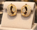 Rose gold unique earring