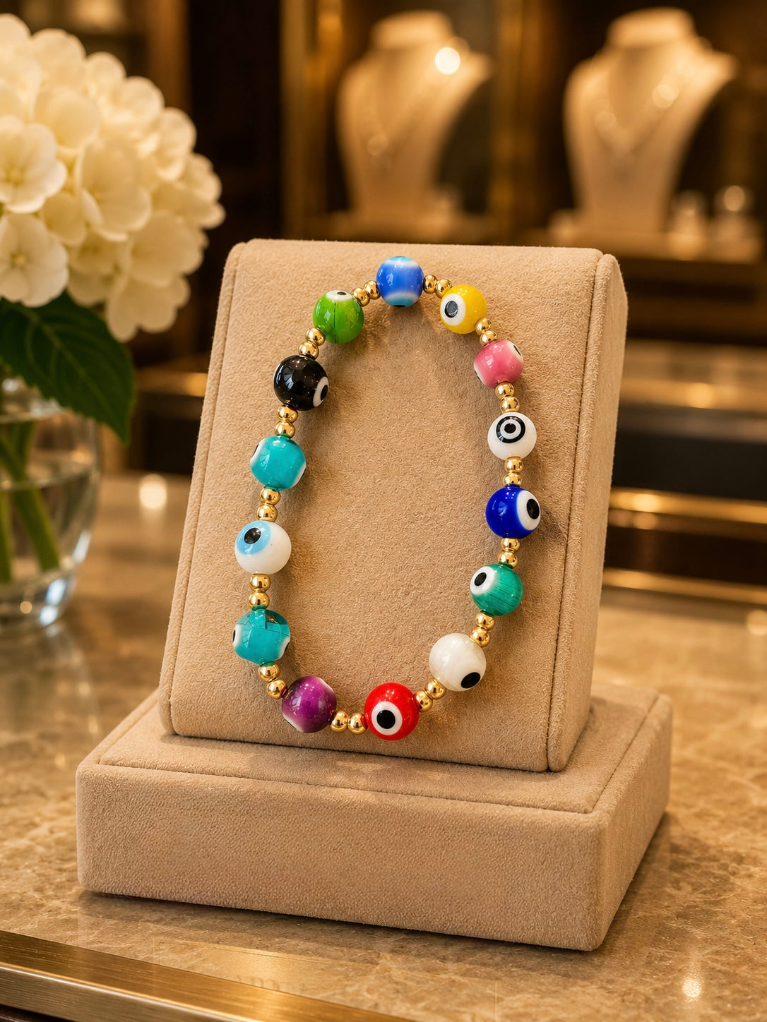 Aria Colorful Protection Evil Eye Bracelet