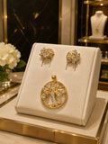 Crystal Tree of Life Jewelry Set
