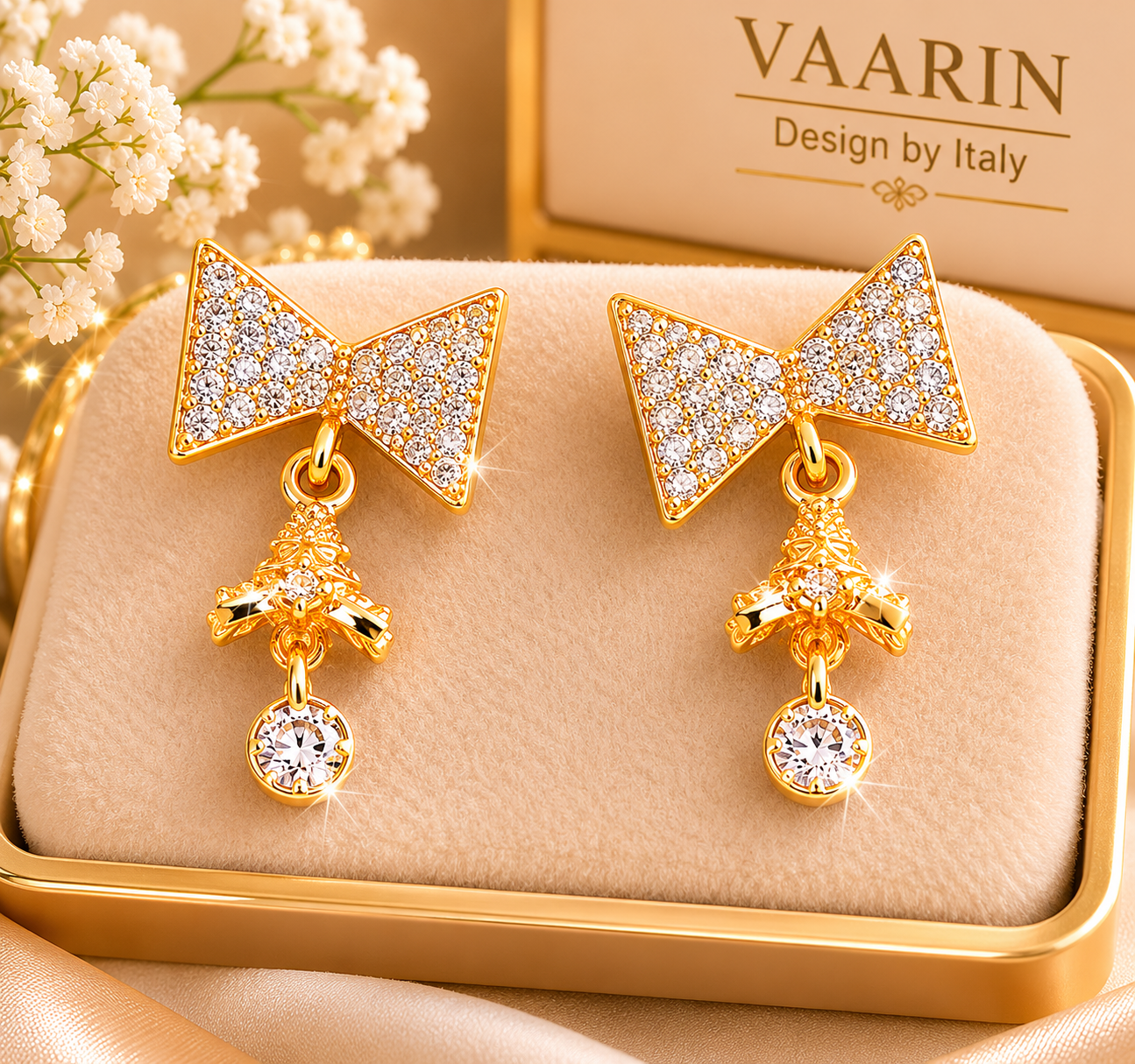 Unique diamond earrings