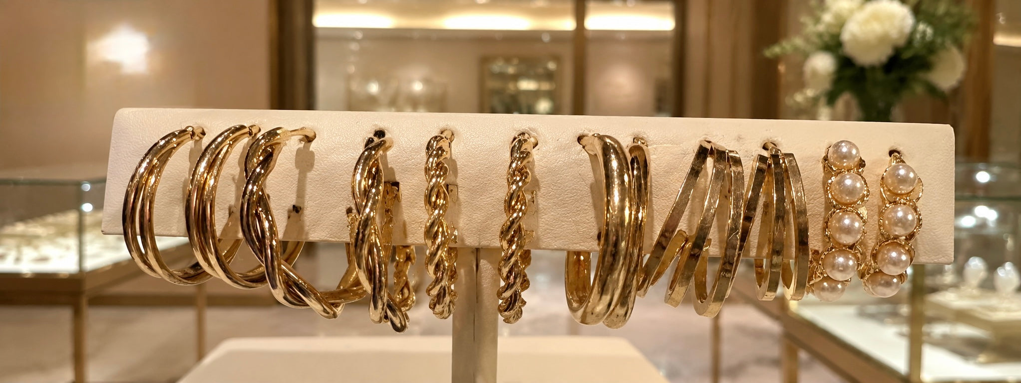 Twisted Rope Gold Bangles Set