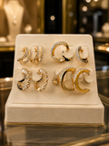 Luminary Pavé C-Hoops