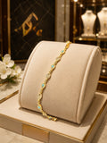 Gold Evil Eye Tennis Bracelet