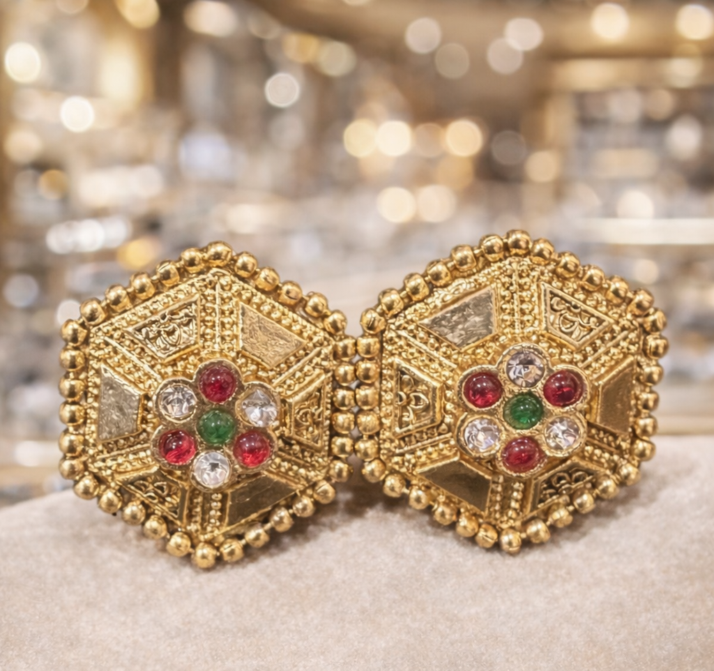 The Empress Hexagon Studs