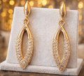 rose gold stylish earring