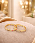 gold plated bangles