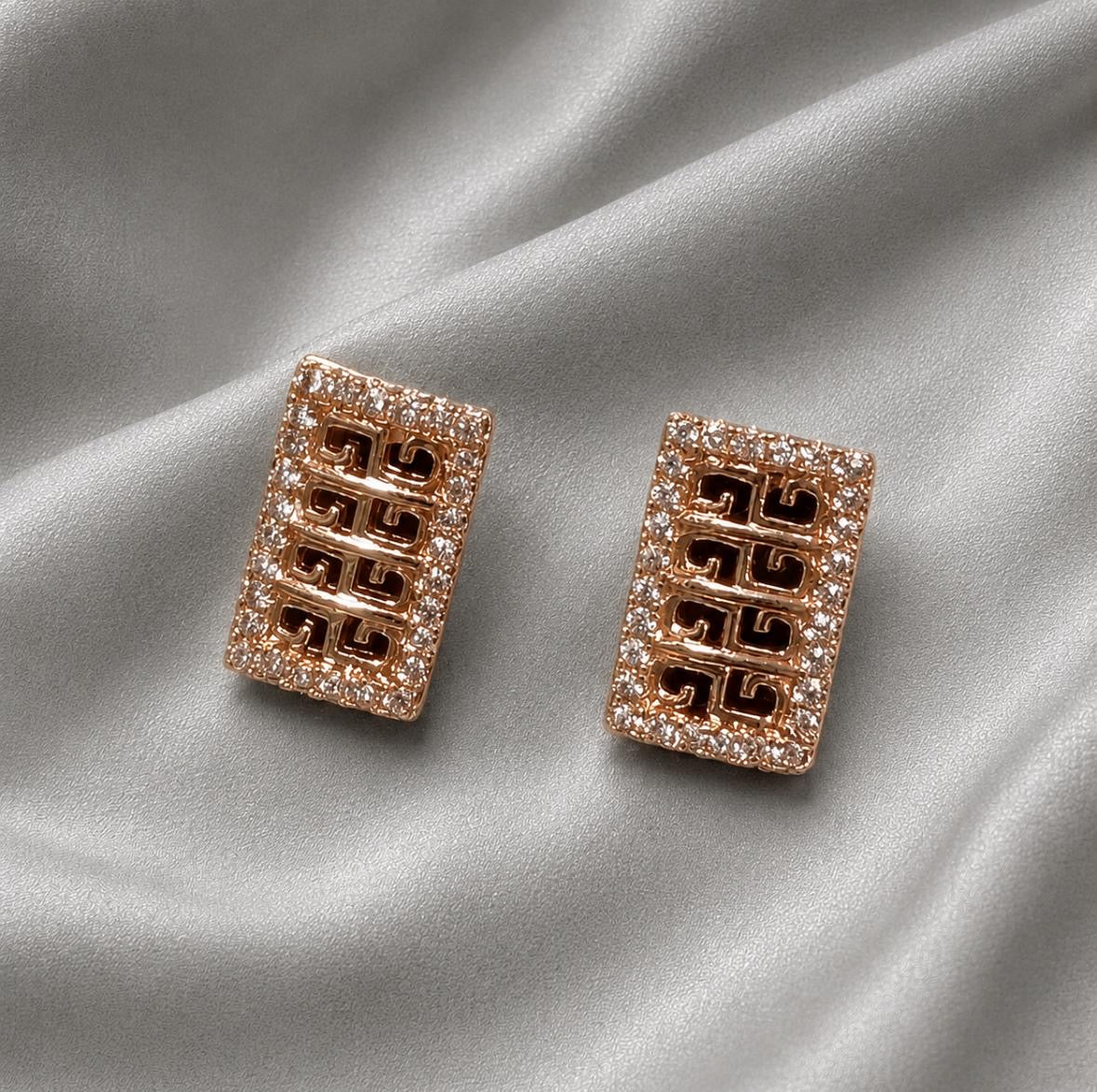 Geometric Cutout Earrings
