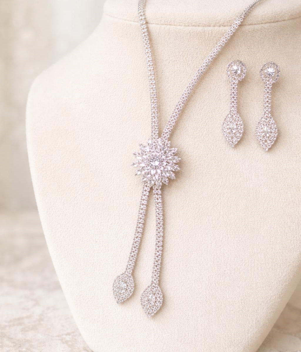 necklace and earrings set